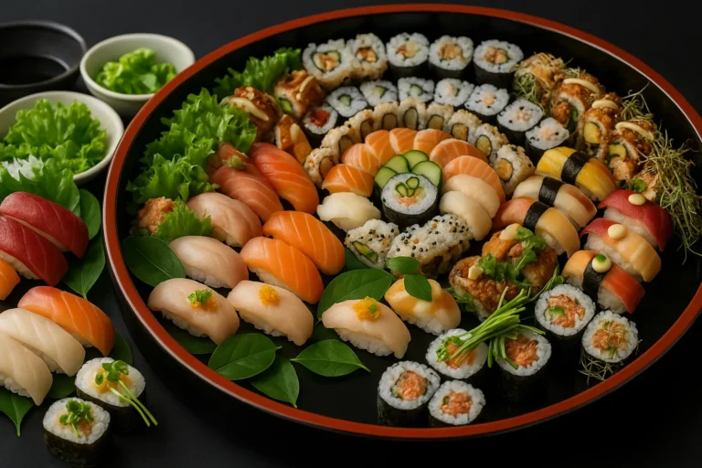 Feature image of Best Sushi Platter's- Cobined dishes in one Platter-sushiro menu singapore
